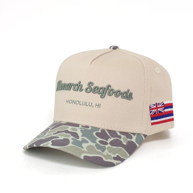 Monarch Seafoods Duck Camo Snapback