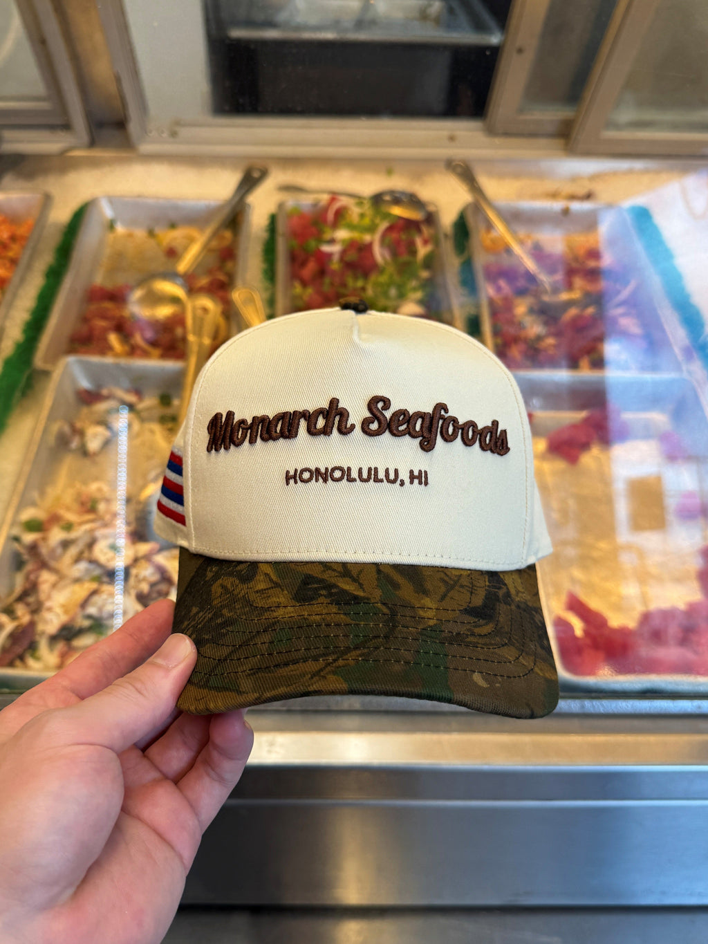 Monarch Seafoods Camo Snapback