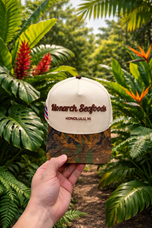 Monarch Seafoods Camo Snapback