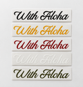 With Aloha Stickers